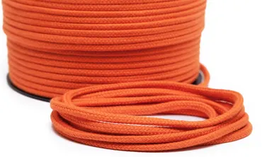 Baumwollkordel 4 mm - Orange