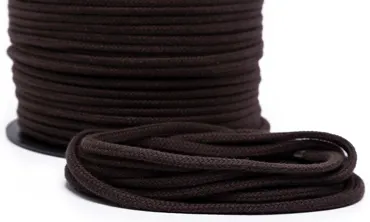 Baumwollkordel 4 mm - Dunkelbraun