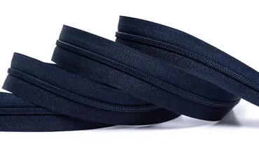 Reissverschluss 4 mm Uni - Marine