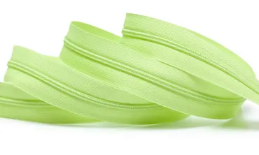 Reissverschluss 4 mm Uni - Lime