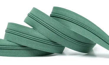 Reissverschluss 4 mm Uni - Rauchmint