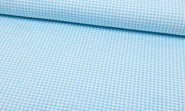 Jersey Vichy Karo Hellblau