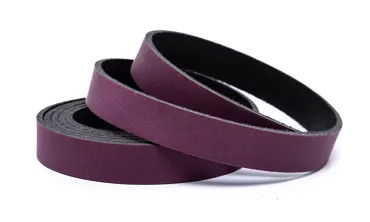 Lederriemen 15 mm - Plum