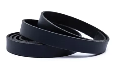 Lederriemen 15 mm - Marine