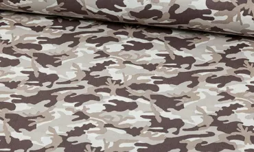 Baumwolle - Camouflage Sand