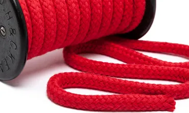 Baumwollkordel 8 mm - Rot