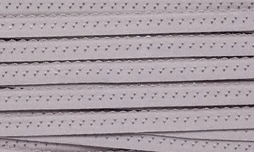 Einfassband elastisch Deluxe Platingrau