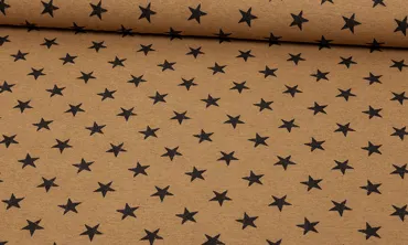 French Terry Small Stars Retro Corn