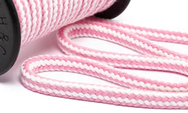 Baumwollkordel 8 mm - Marshmallow Rosa