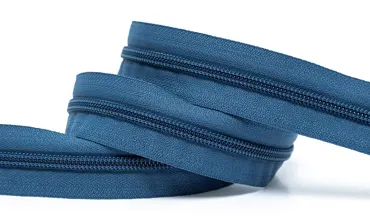 Reissverschluss 6 mm Uni - Jeansblau