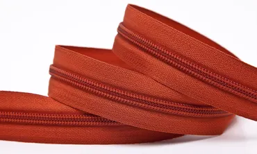 Reissverschluss 6 mm Uni - Terra Cotta