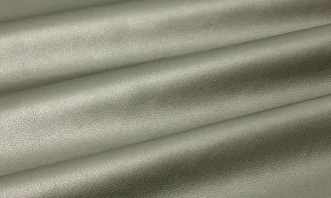 Kunstleder Metallic Khaki