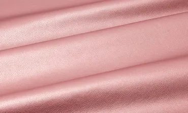 Kunstleder Metallic Altrosa