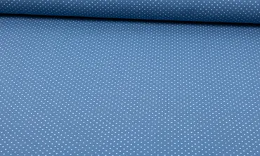 Jersey Tiny Dots - Dunstblau Hellblau