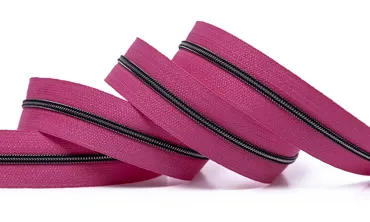 Reissverschluss 4 mm Metallic - Orchidee Gun Metal