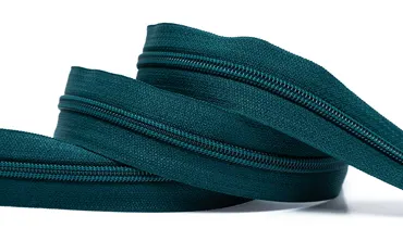 Reissverschluss 6 mm Uni - Petrol