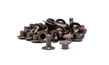 Hohlnieten 7 mm - Altmessing