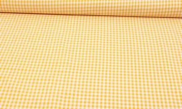 Baumwolle Vichy Karo klein - Gelb