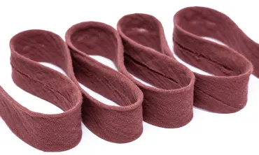 20 mm Einfassband Double Gauze Rosenholz