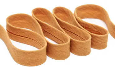 20 mm Einfassband Double Gauze Korn