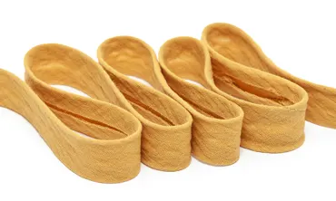 20 mm Einfassband Double Gauze Curry