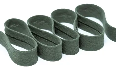 20 mm Einfassband Double Gauze Khaki