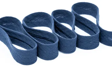20 mm Einfassband Double Gauze Jeansblau