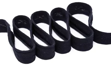 20 mm Einfassband Double Gauze Navy