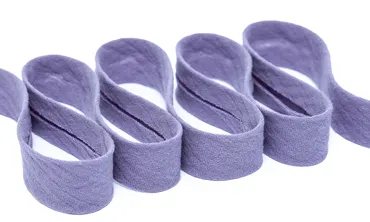 20 mm Einfassband Double Gauze Helllila