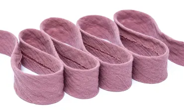 20 mm Einfassband Double Gauze Altrosa