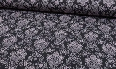 Jersey Barock Garden Anthrazit