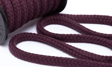 Baumwollkordel 10 mm - Pflaume