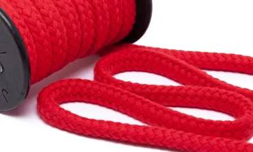 Baumwollkordel 10 mm - Rot