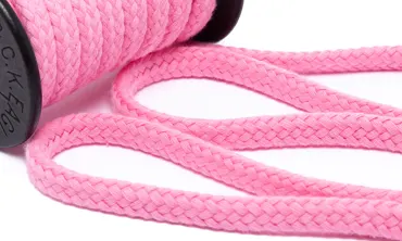 Baumwollkordel 10 mm - Rosa