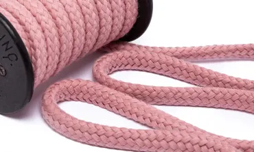 Baumwollkordel 10 mm - Altrosa