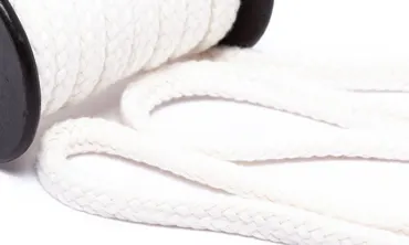 Baumwollkordel 10 mm - Marshmallow