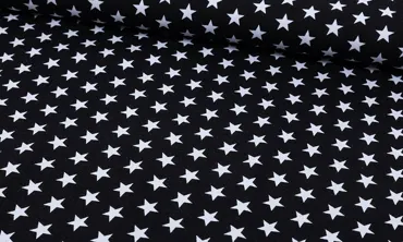 Jersey Schwarz - weisse Sterne