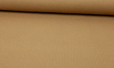 Waffeljersey - Uni Camel