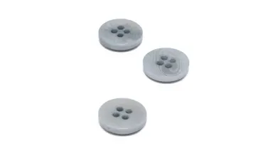 Knopf Corozo 15 mm 4-Loch - Sky