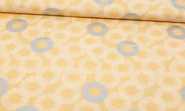 Baumwolle Glitz and Glamour Yellow Silver