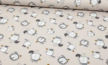 Jersey Hasi Bärchen und Leu - Sand