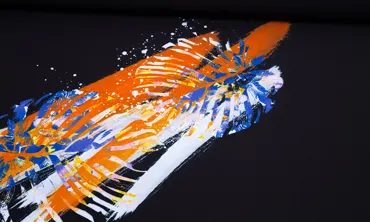 Badelycra Monstera Paint Black