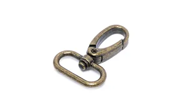 Karabiner 25 mm - Altmessing