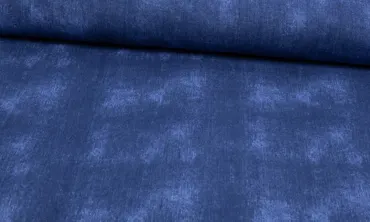 Double Gauze Washed Optic - Jeansblau