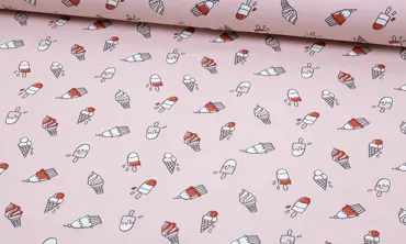 Jersey Farbwechsel - Eiscreme Puderrosa