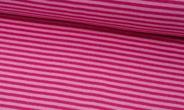 Bündchen Streifen Rosa Pink
