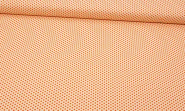 Baumwolle Feine Punkte Orange