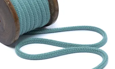 Baumwollkordel 6 mm - Dunsttürkis
