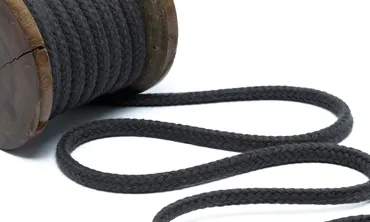 Baumwollkordel 6 mm - Dunkelgrau