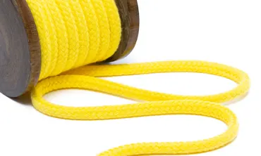 Baumwollkordel 6 mm - Gelb